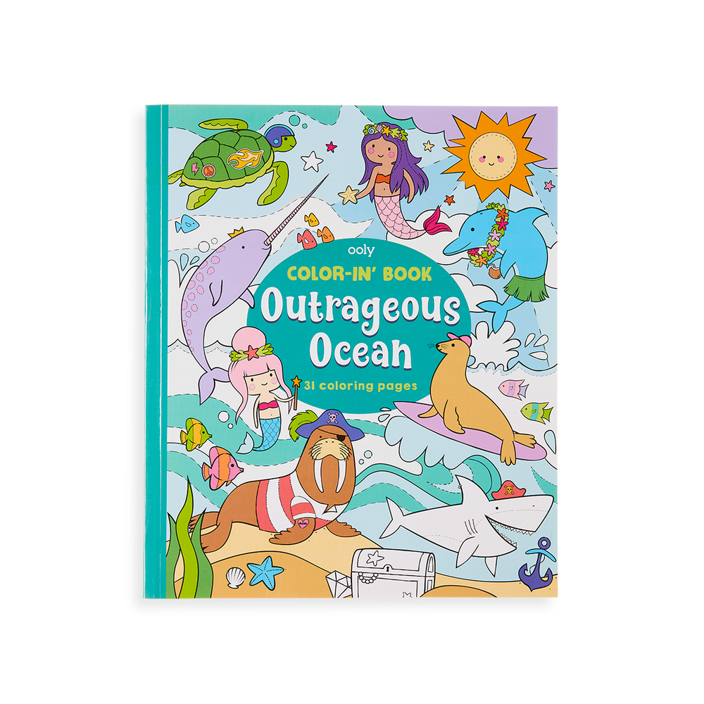 Color-in Book Outrageous Ocean
