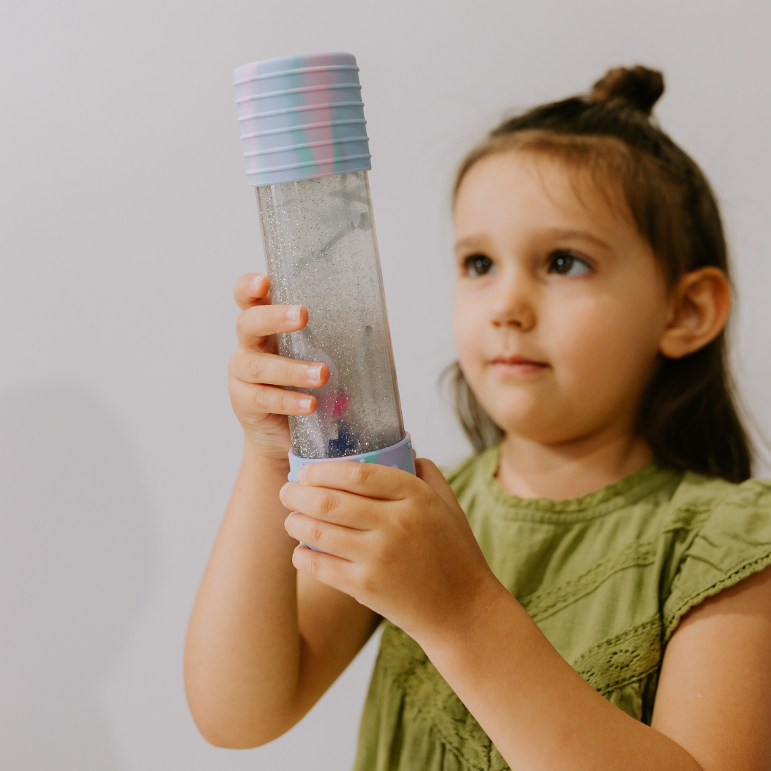DIY Calm Down Bottle: Rainbow