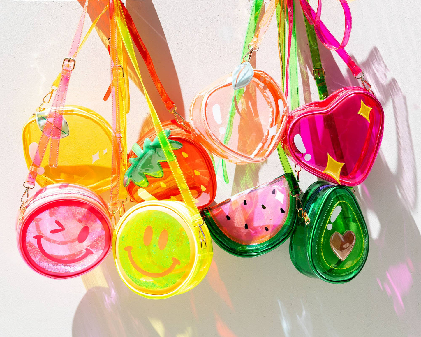 Jelly Handbag - Pink Winky Face π