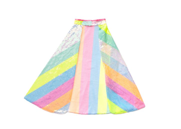 Stripy Sequins Cape