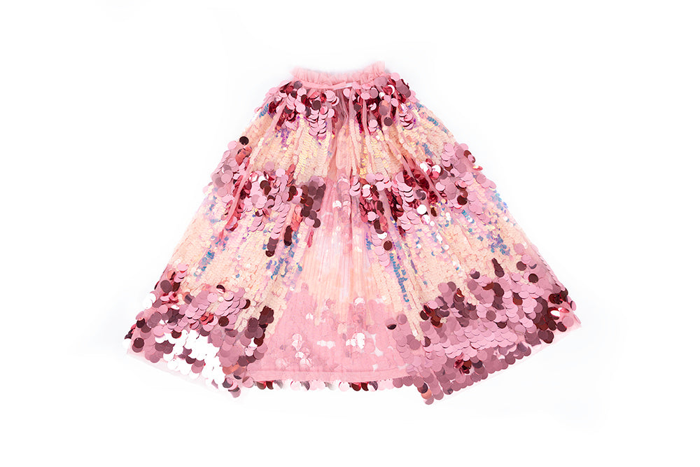 The 5th Avenue Pink Pailette Cape