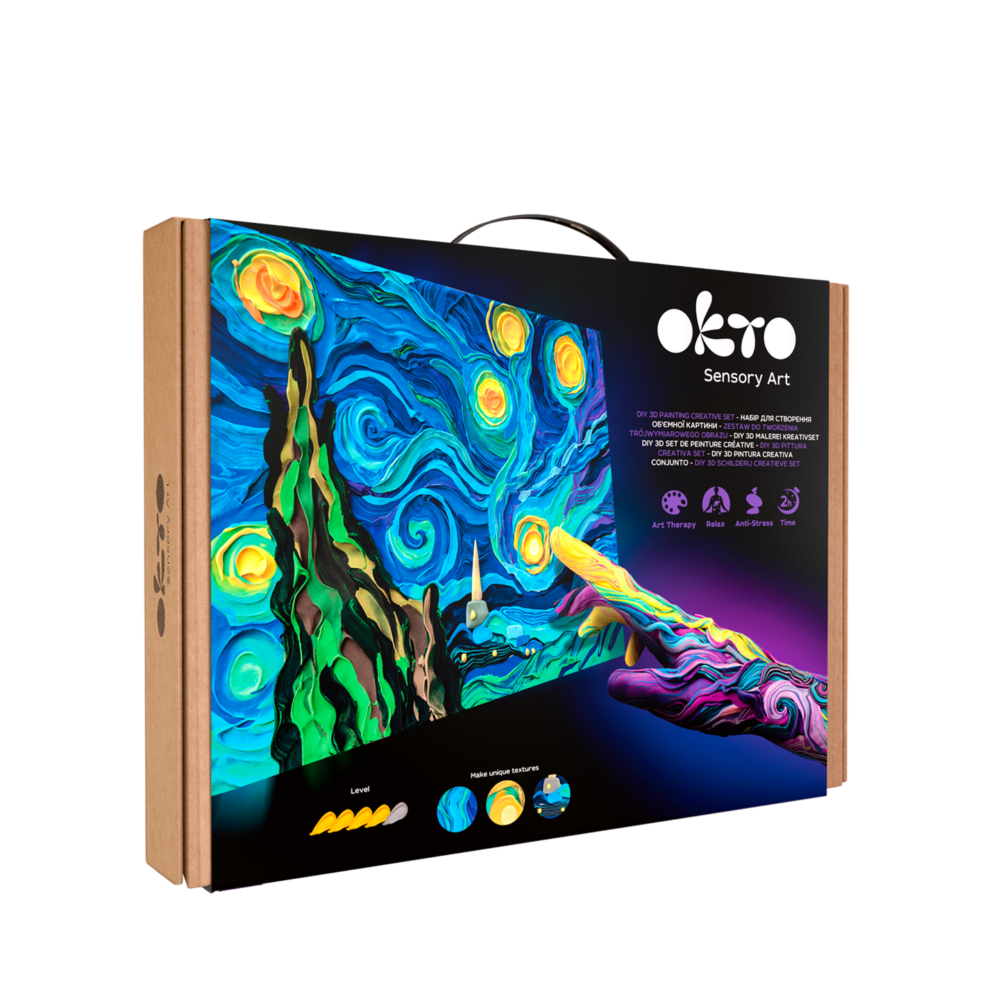 OKTO Sensory Art 3D Painting - Starry Night
