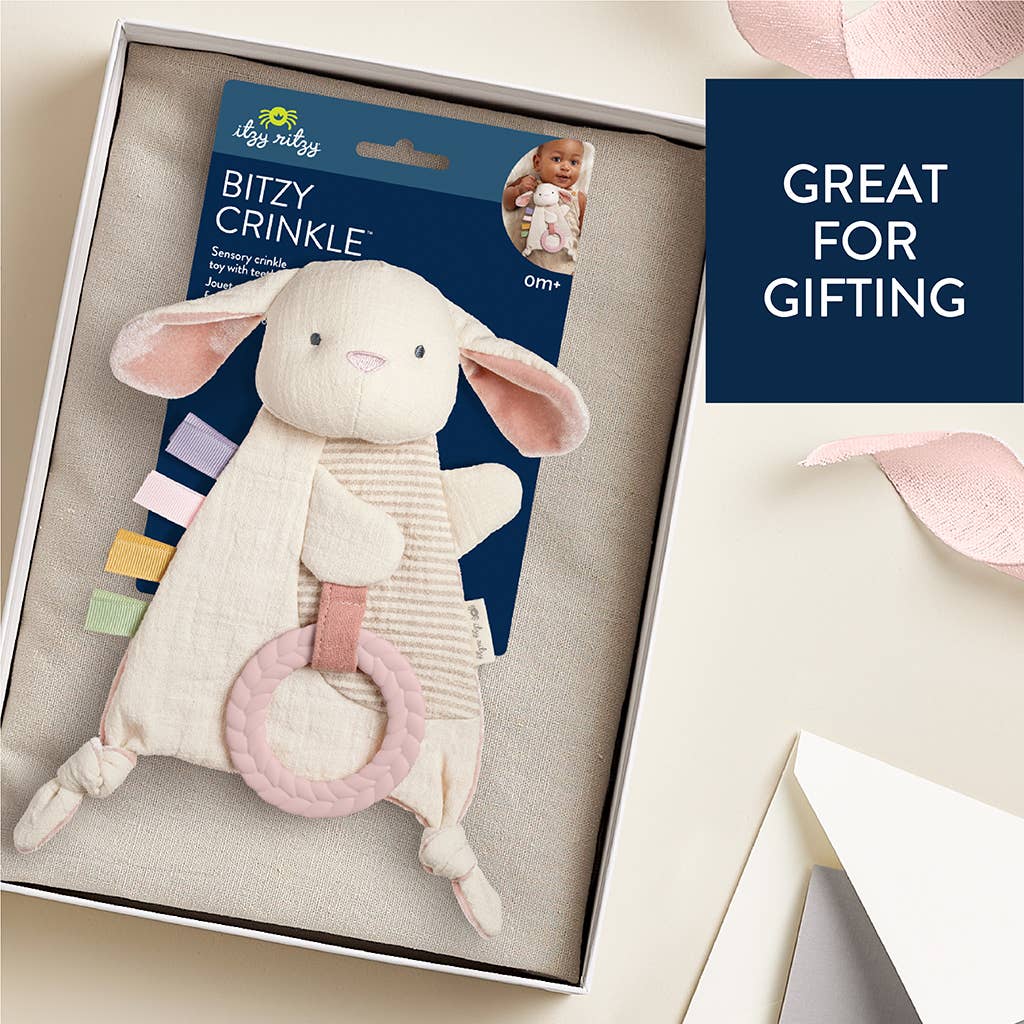 Bitzy Crinkle Sensory Toy with Teether - Koala