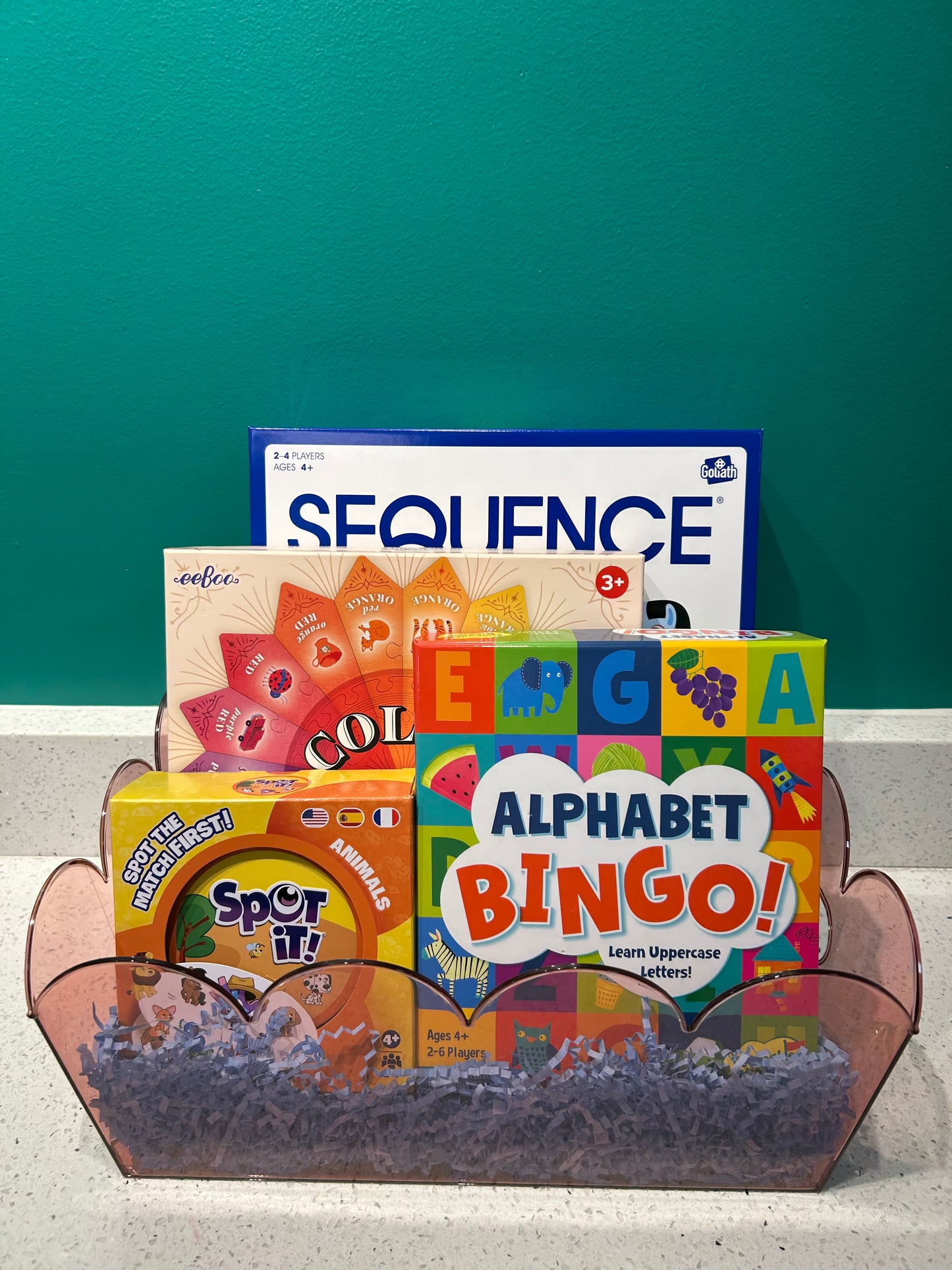 Family Game Night Gift Basket
