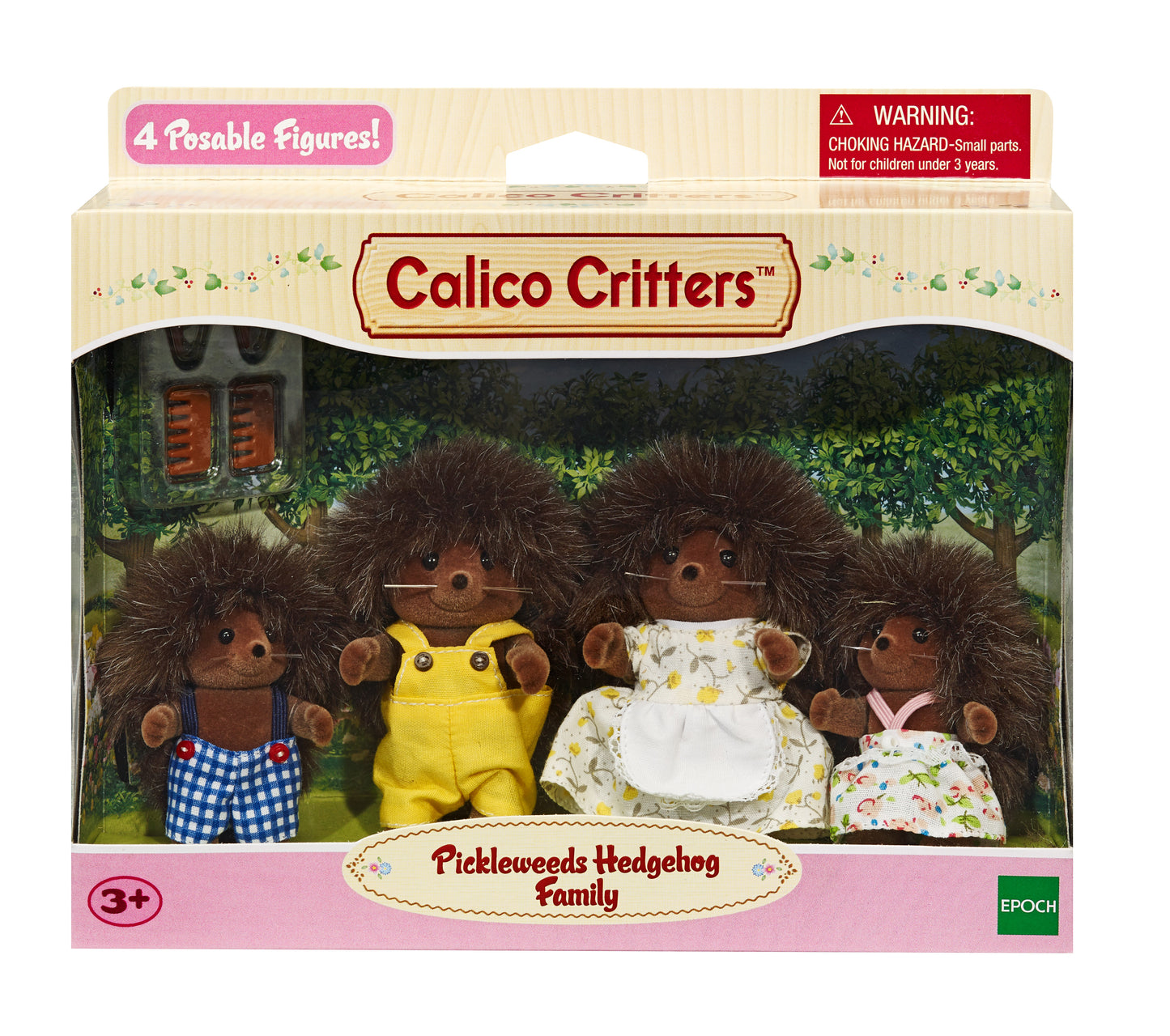 Calico Critters Hedgehog Family