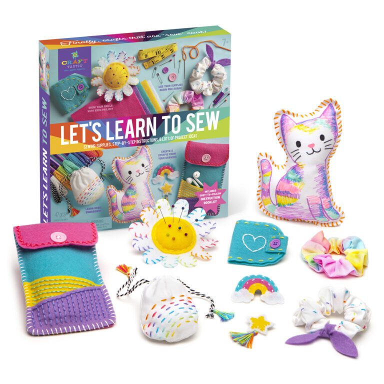 Craft-Tastic Let's Learn To Sew Kit