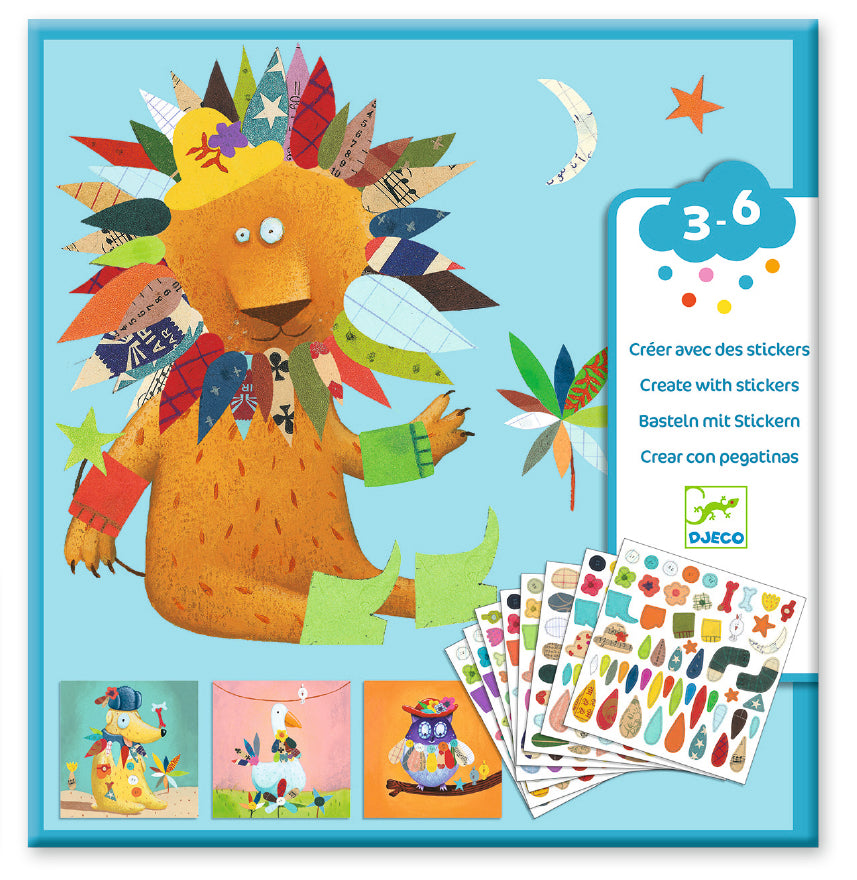 Sticker Kit Create Animals