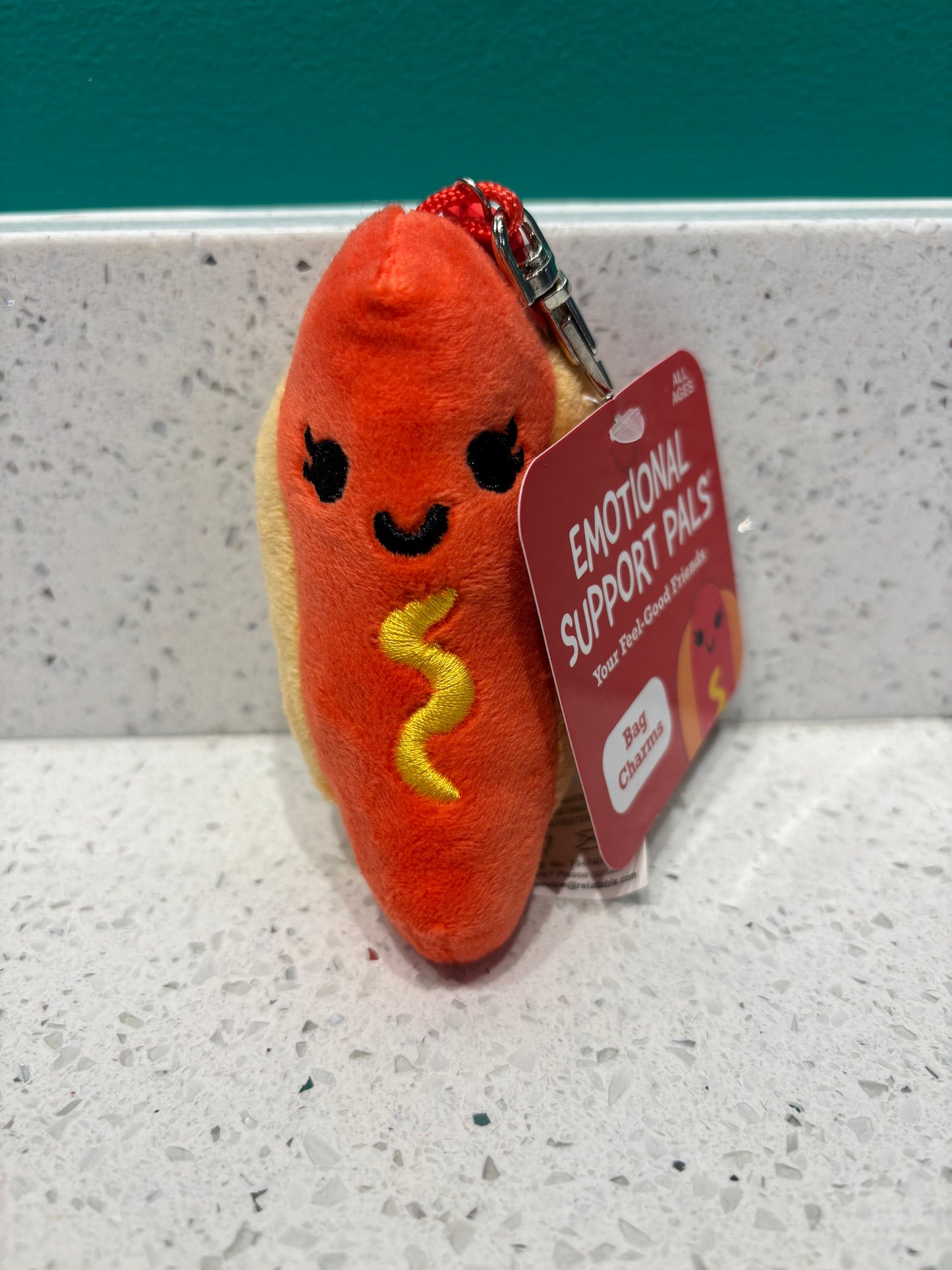 Emotional Support Hot Dogs Bag Charm