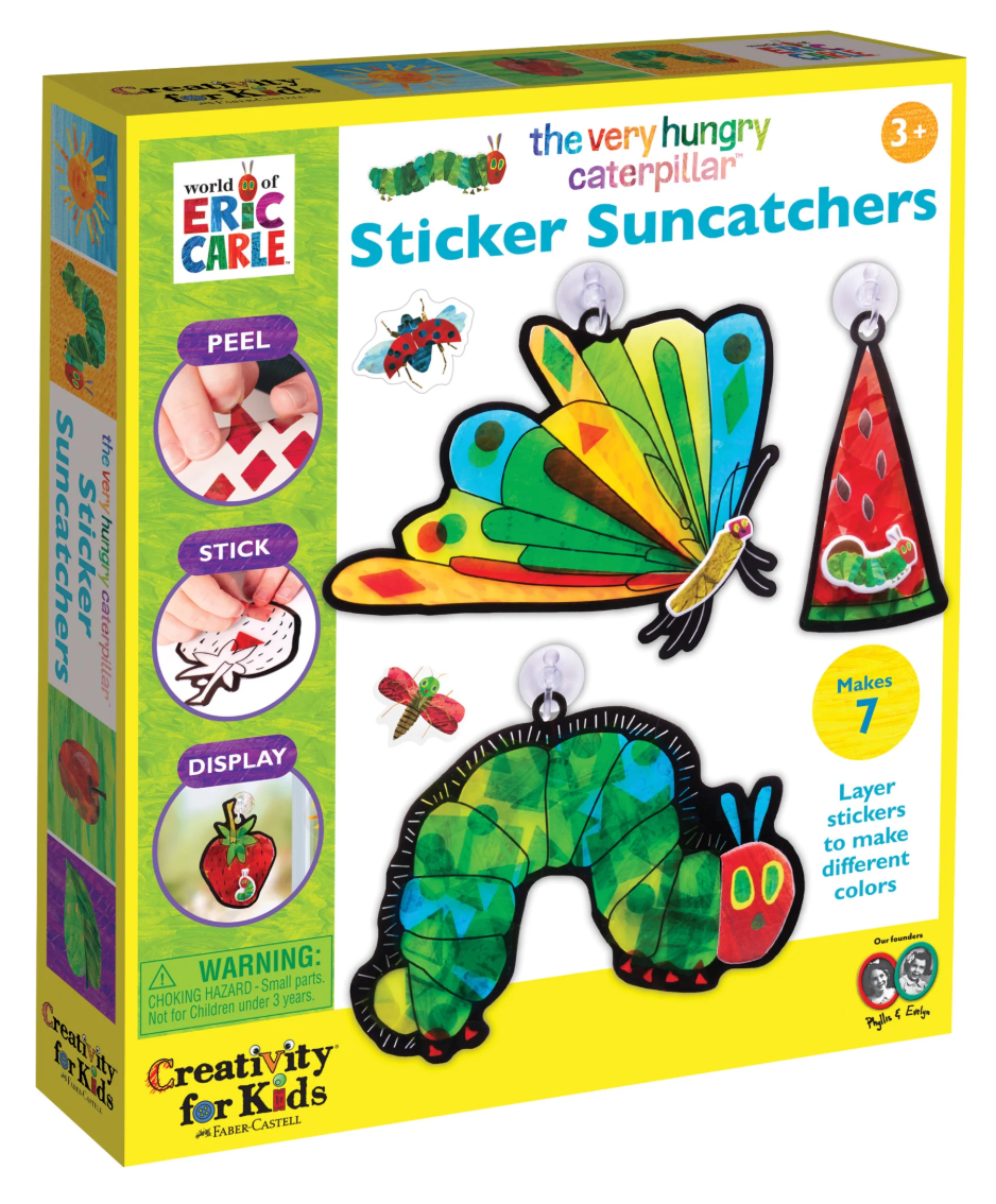 The Very Hungry Caterpillar Sticker Suncatchers