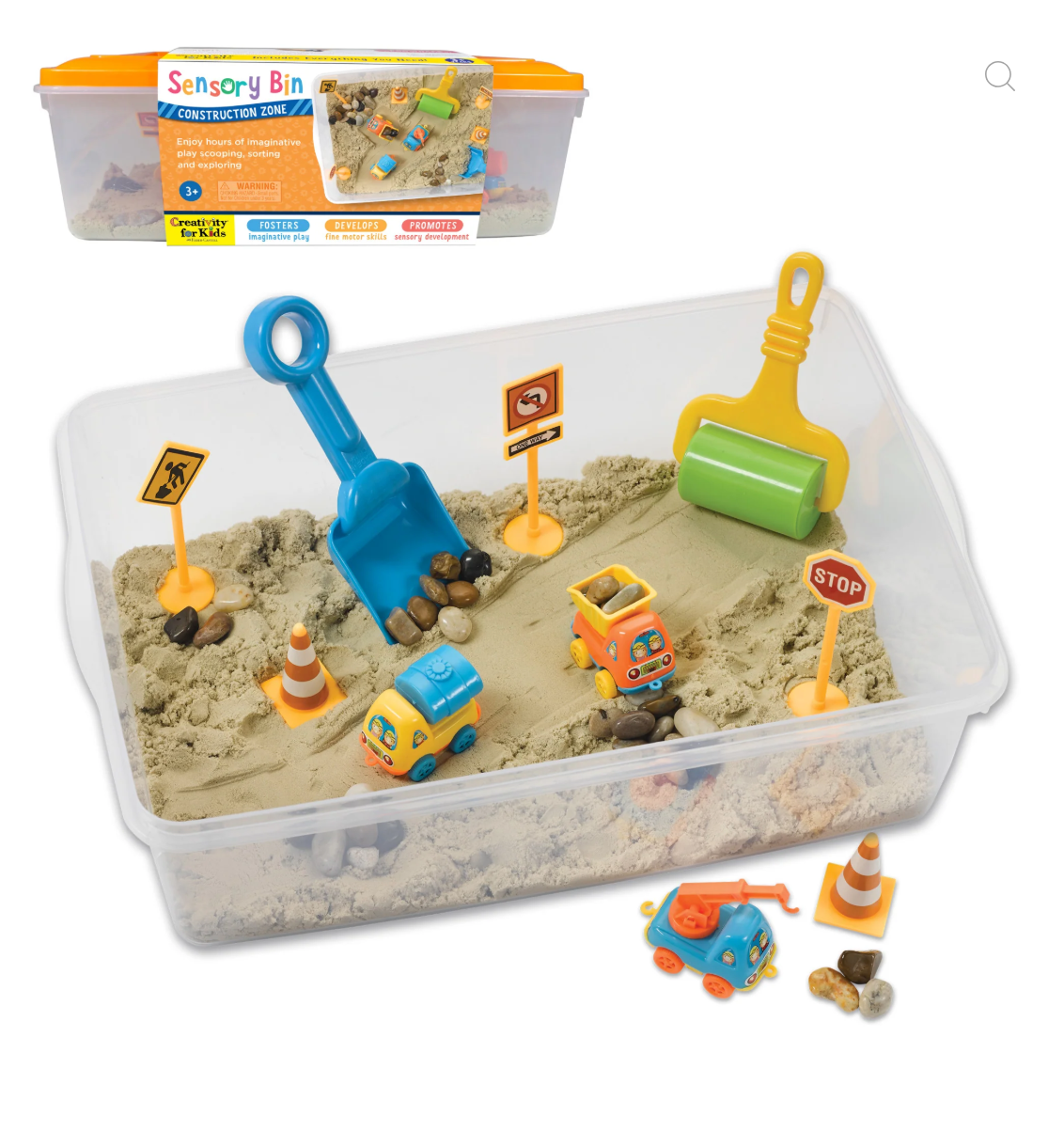 Sensory Bin - Construction Zone