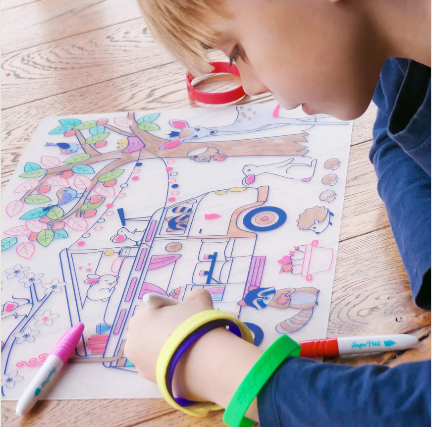 Artists Dream Van Silicone Play Mat