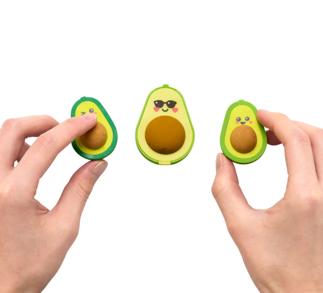 Avocado Love Eraser and Sharpener