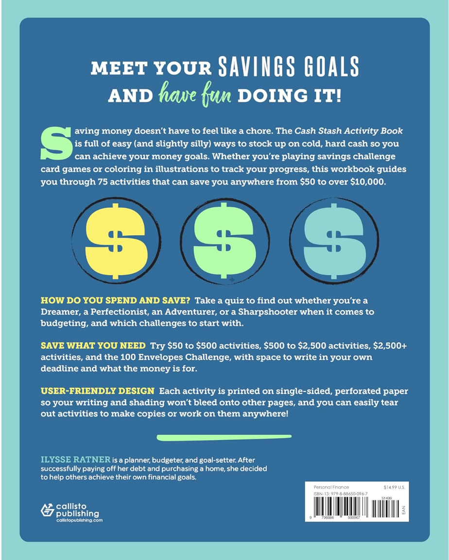 Cash Stash Activity Book
