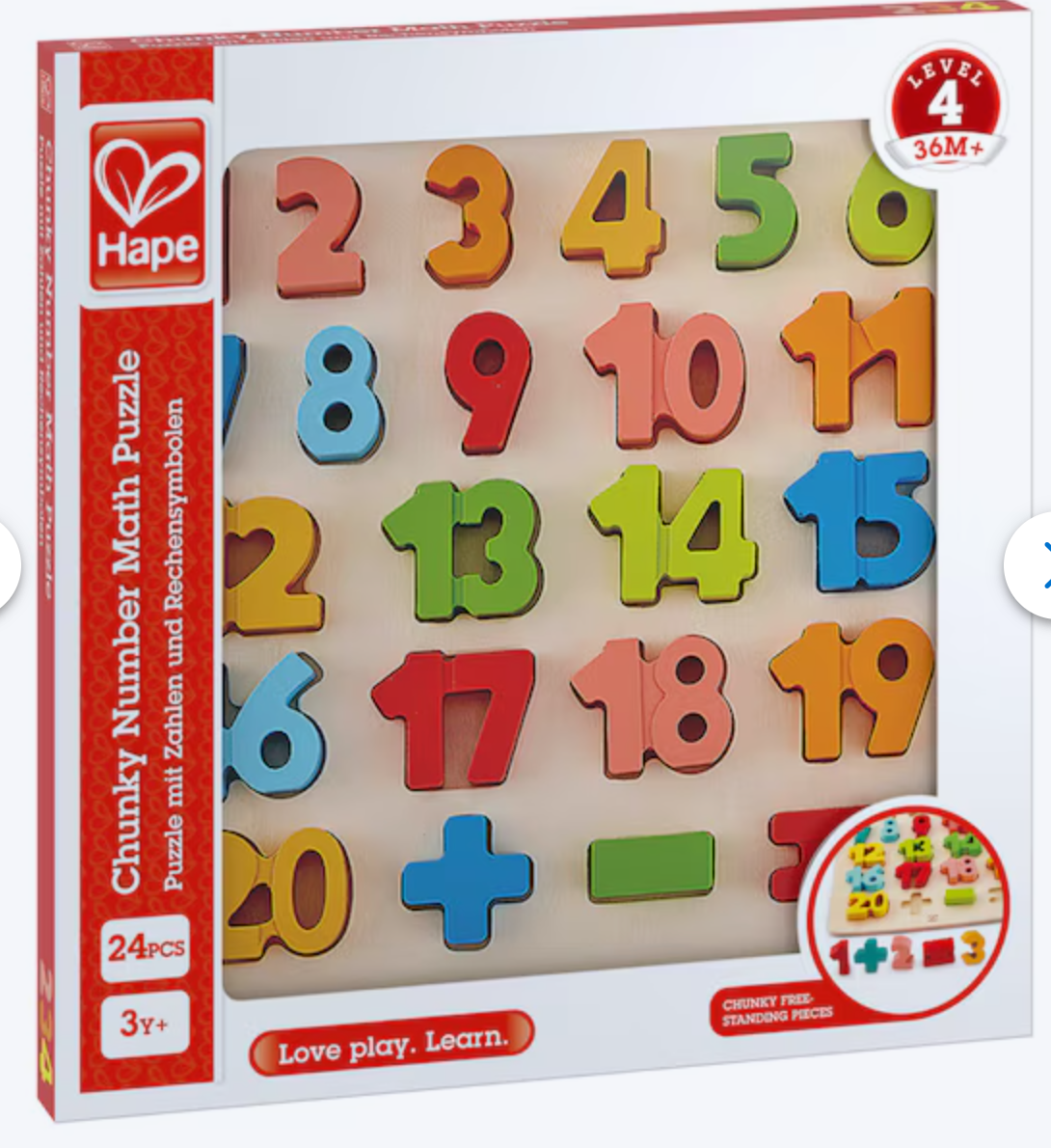 Chunky Number Math Puzzle
