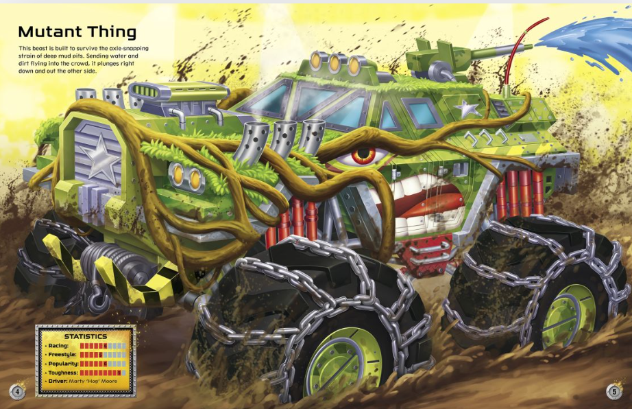 Build Your Own Monster Trucks Sticker Book