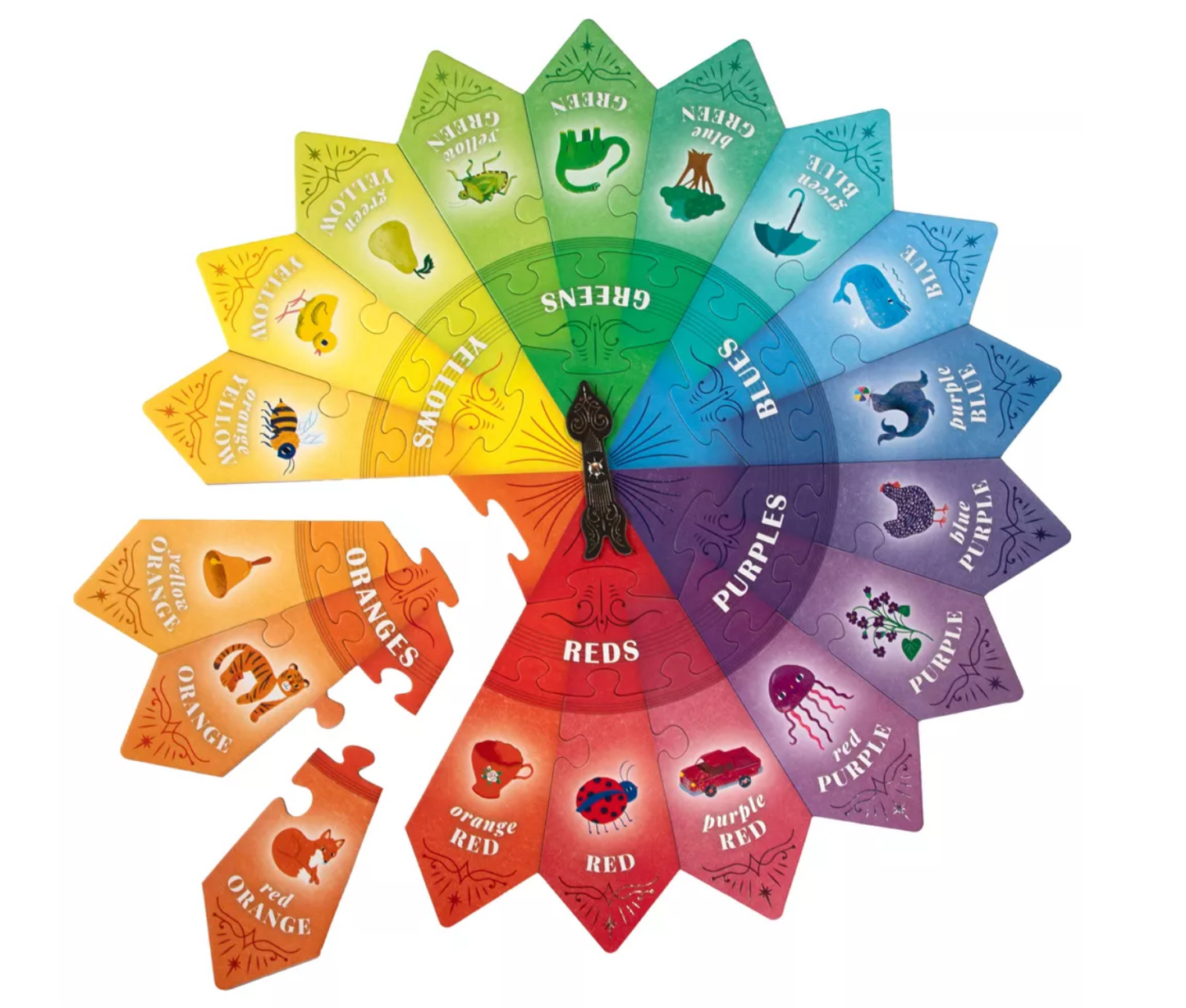 Color Puzzle Spinner Game