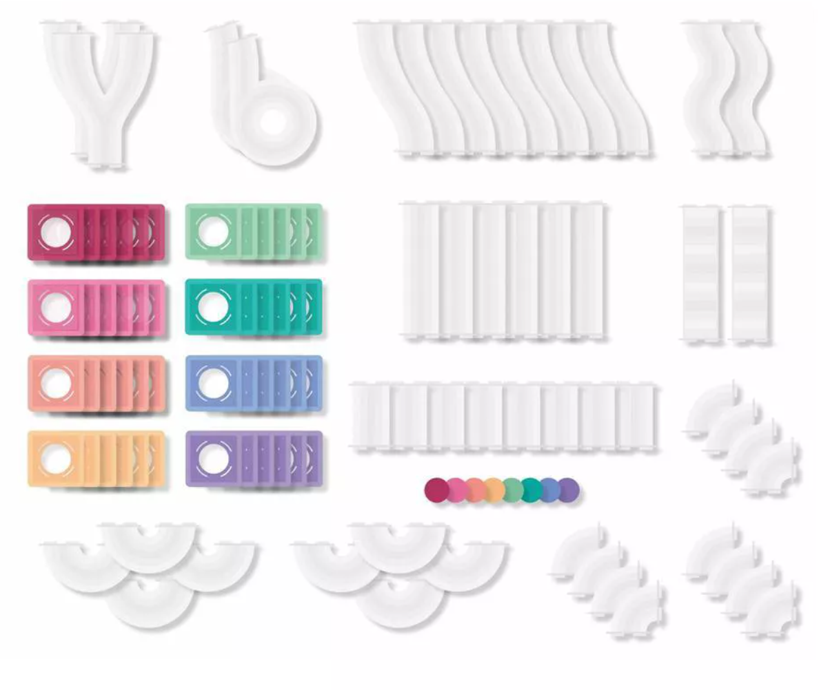 CONNETIX Pastel Ball Run Pack 106 Pieces
