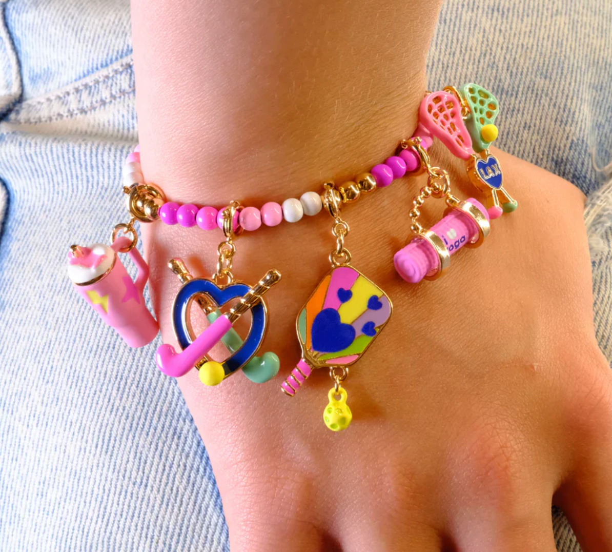 Gold On The Go Cup Charm