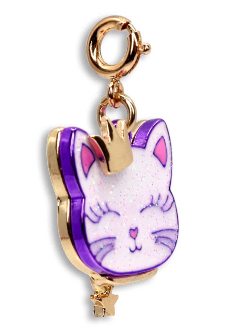 Gold Princess Kitty Charm