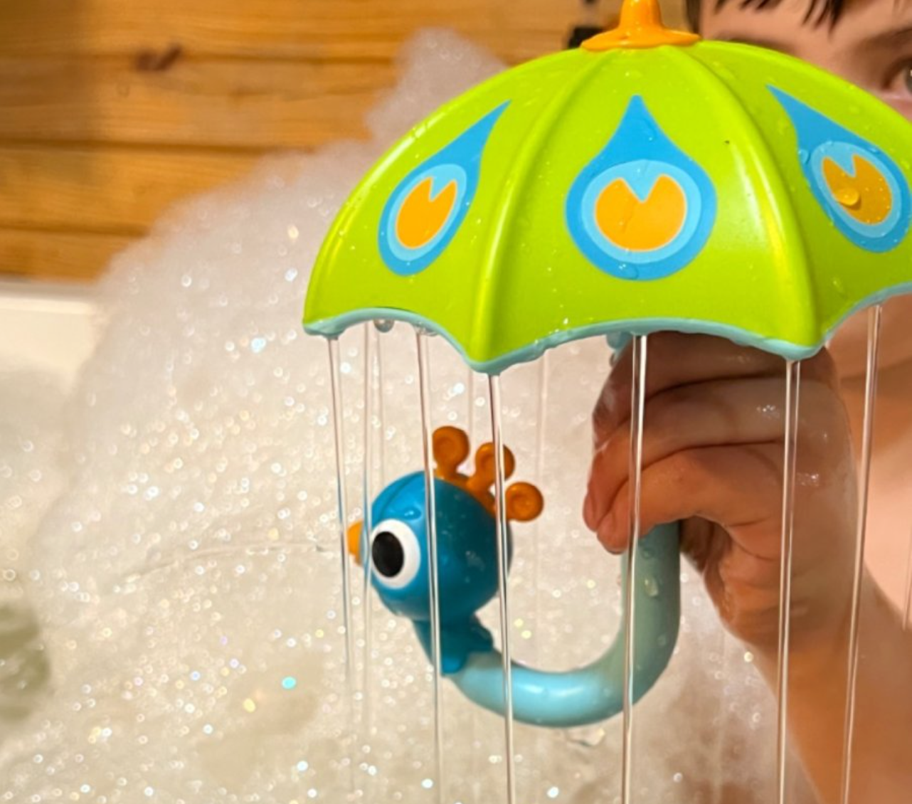 Fill N Rain Peacock Umbrella Green