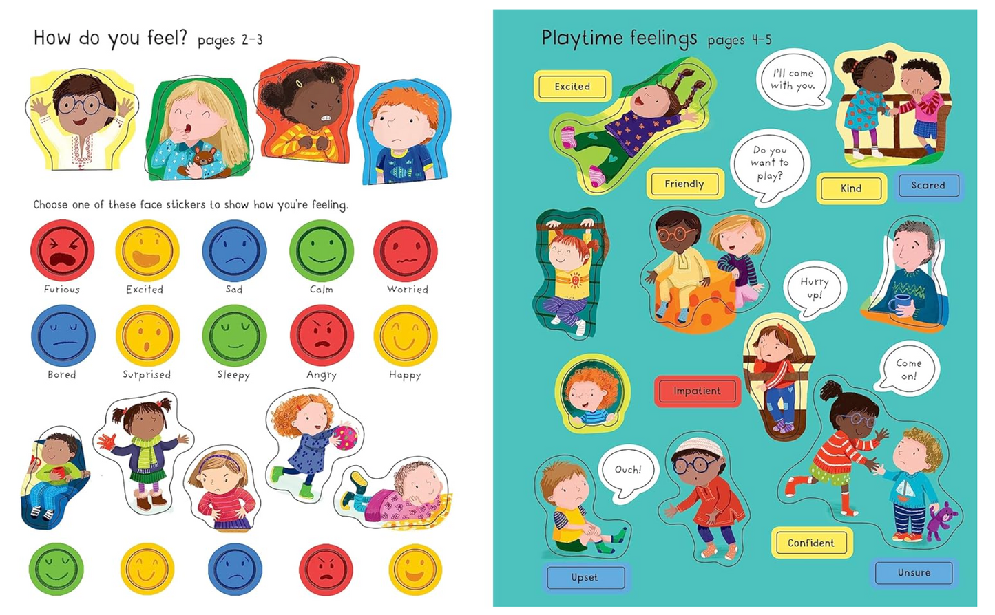 First Sticker Book: Feelings