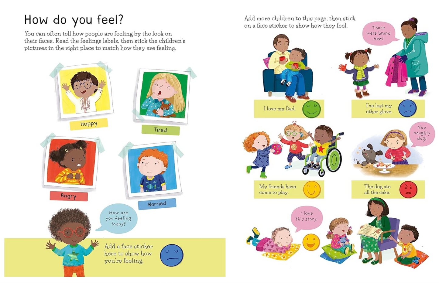 First Sticker Book: Feelings