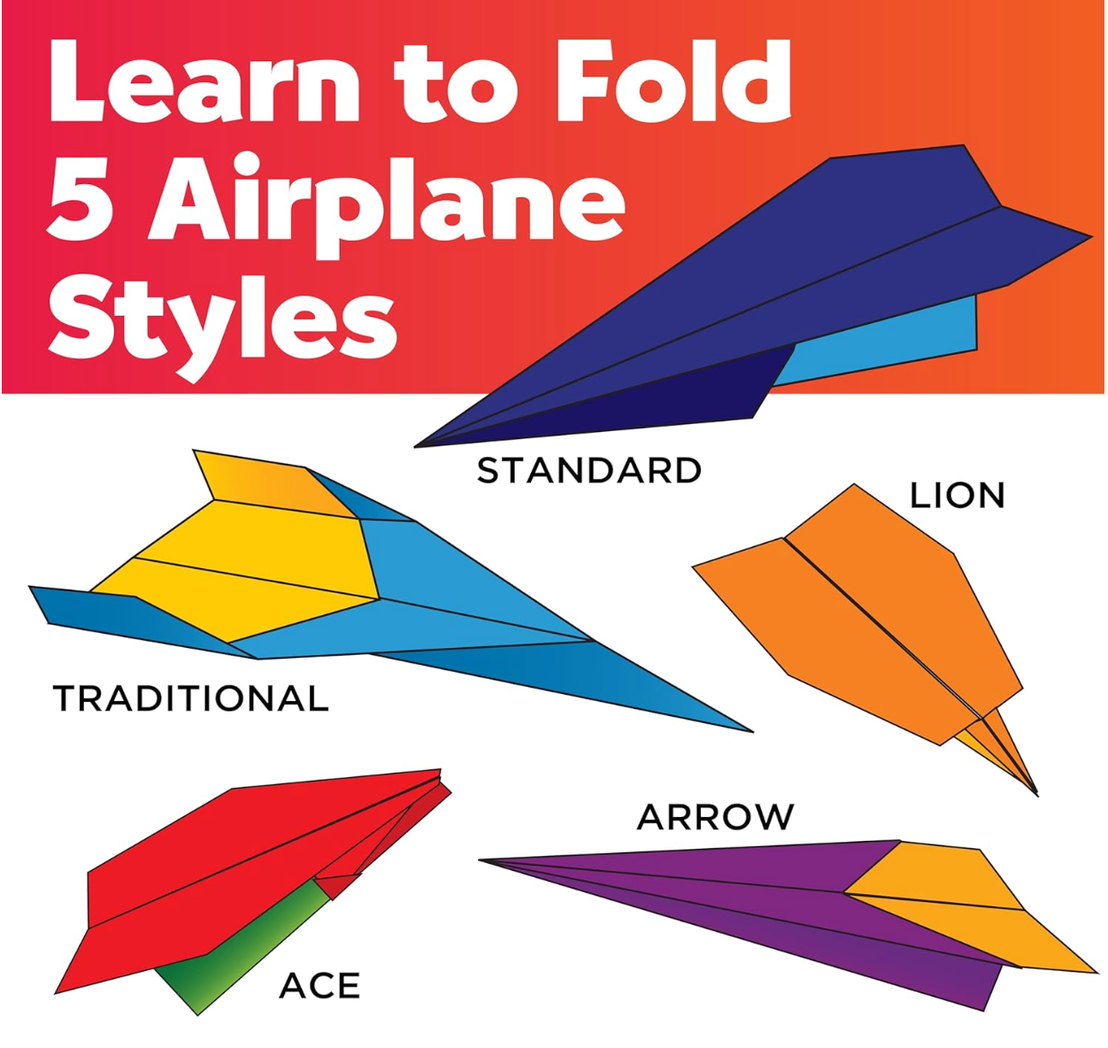 Fold & Launch Paper Airplanes