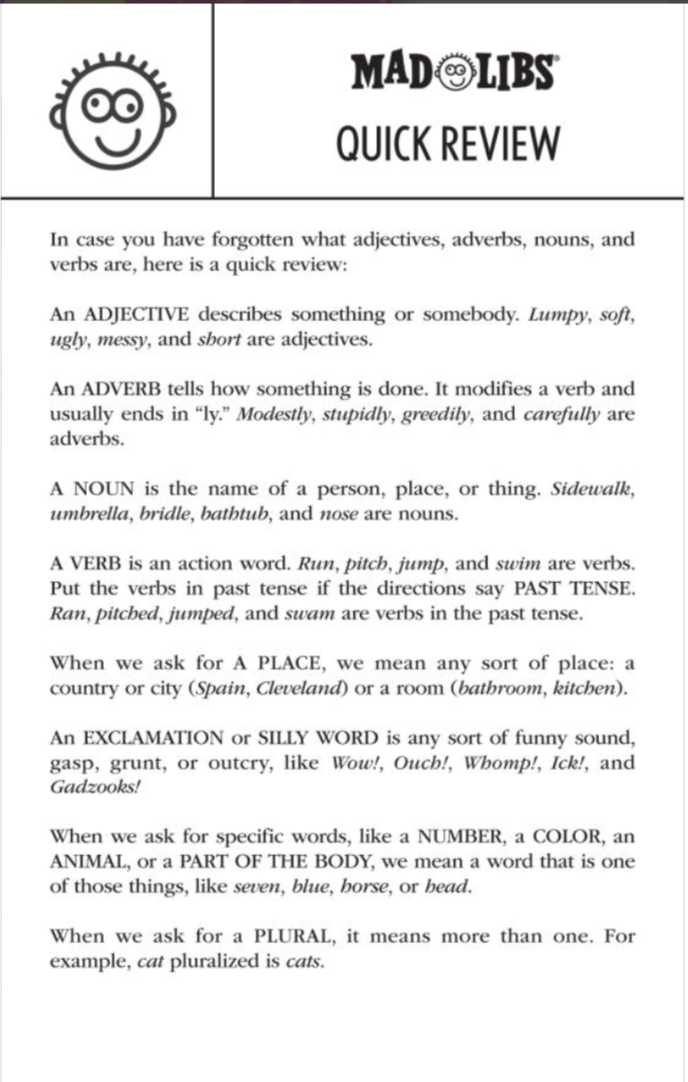 For the Fans: Taylor Swift Mad Libs