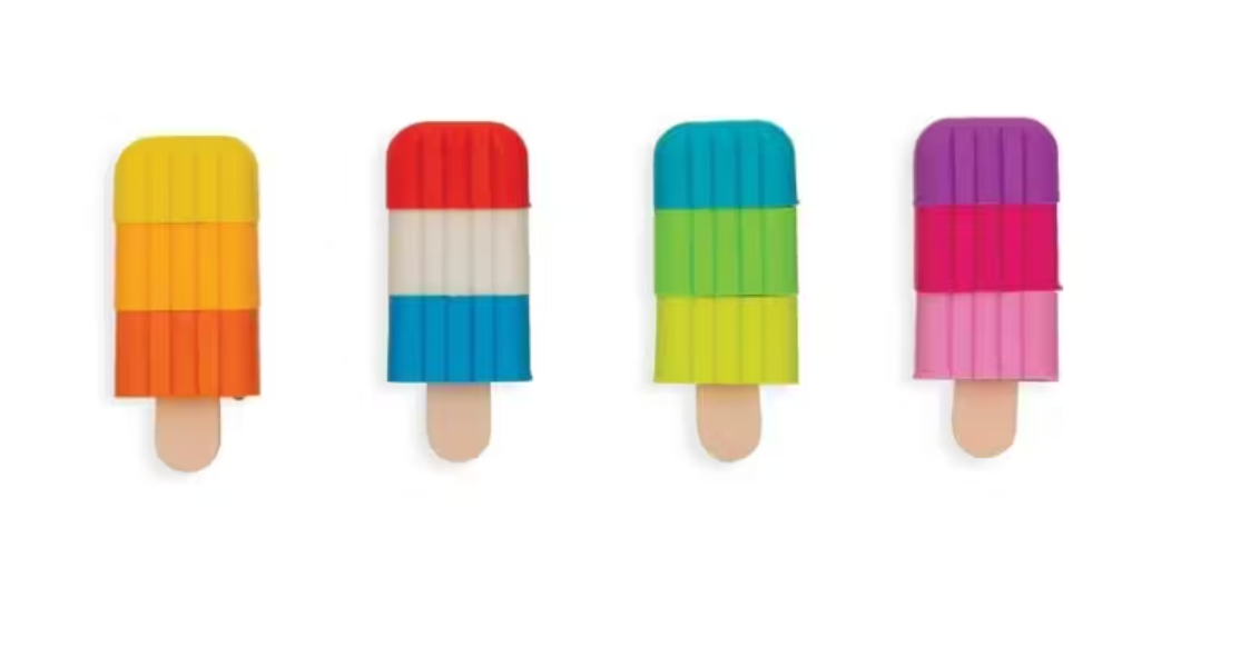 Icy Pops Scented Puzzle Erasers