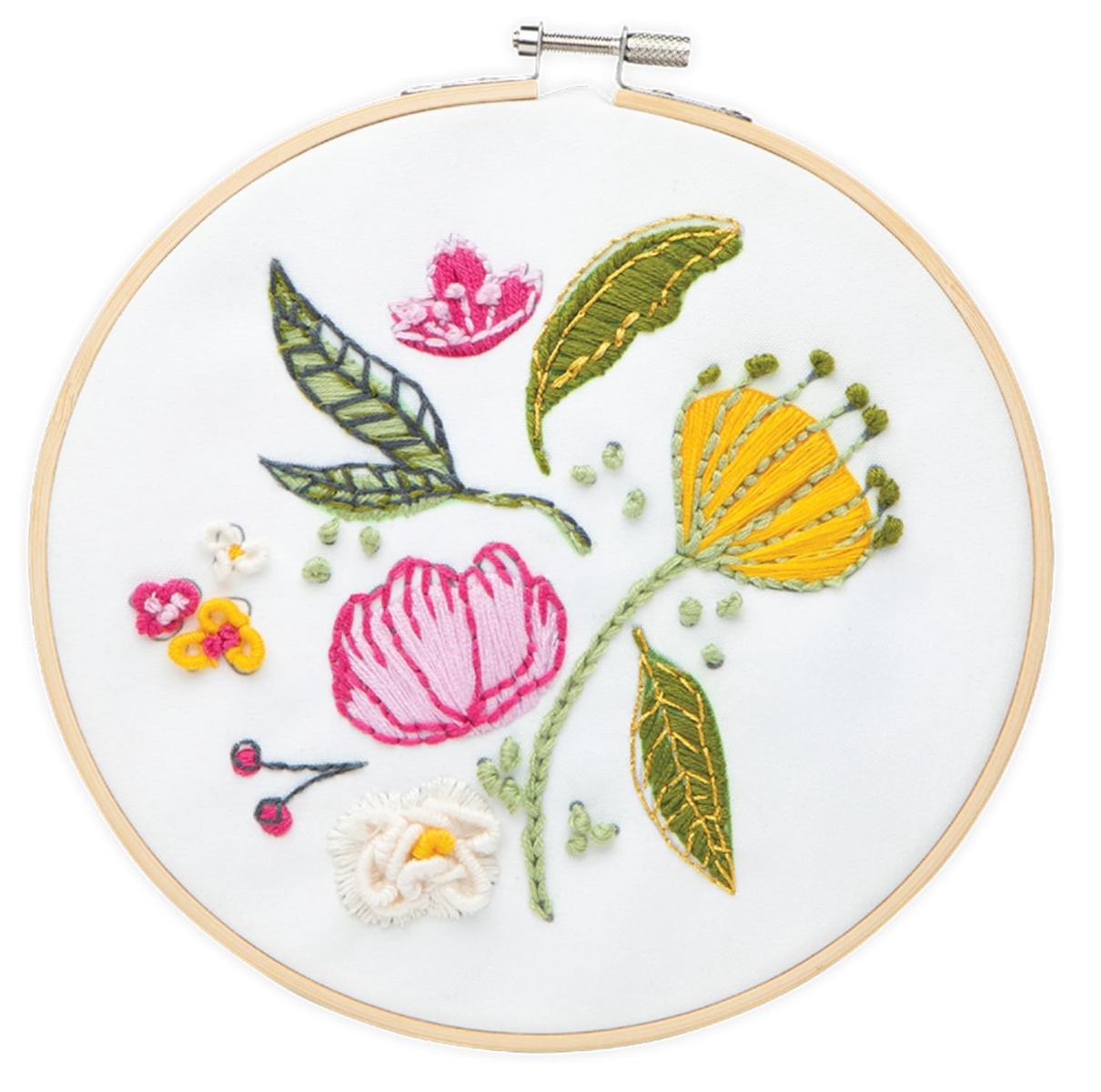 Craft Crush Spring Blooms Embroidery Kit