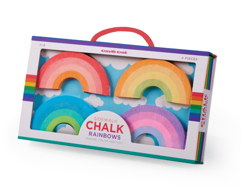 Sidewalk Chalk - Rainbows
