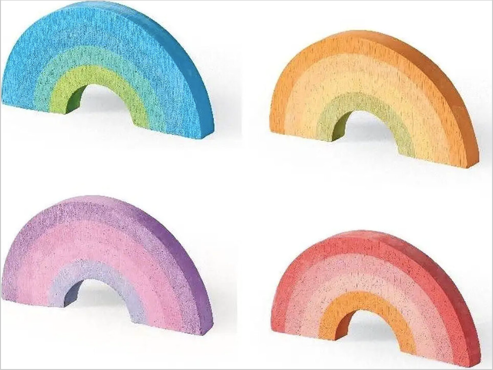 Sidewalk Chalk - Rainbows
