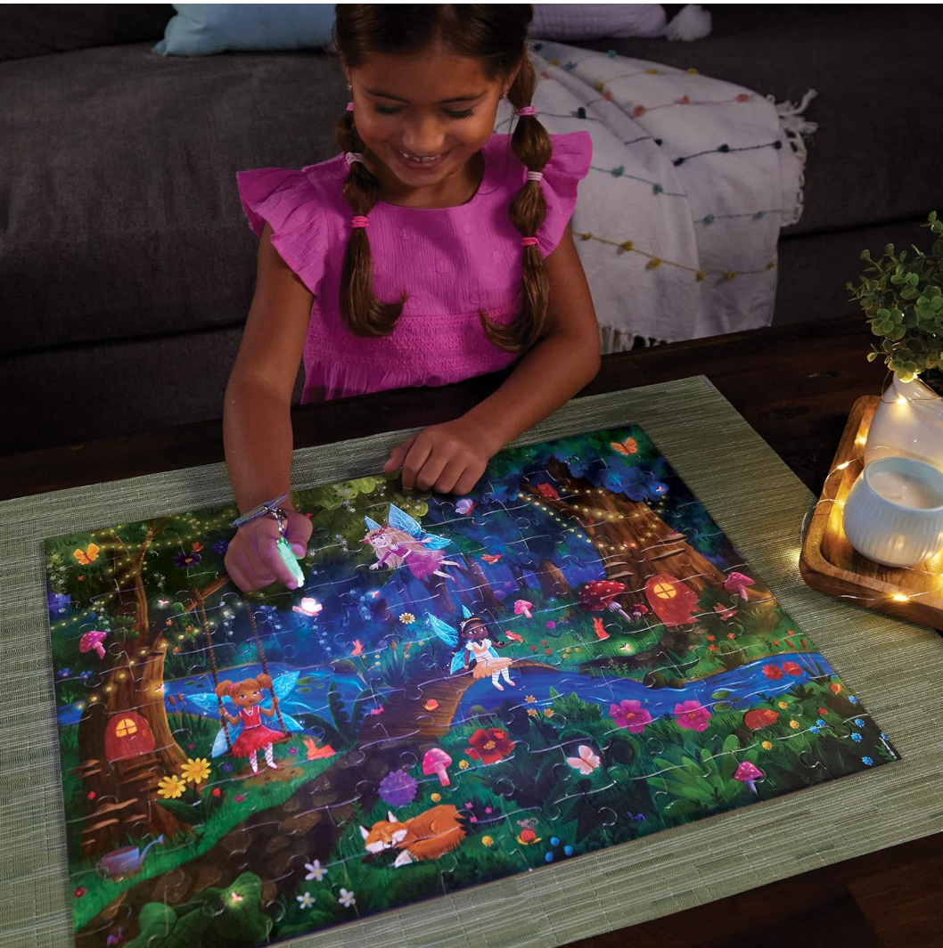 Seek and Find Glow Puzzle - Twilight Fairies