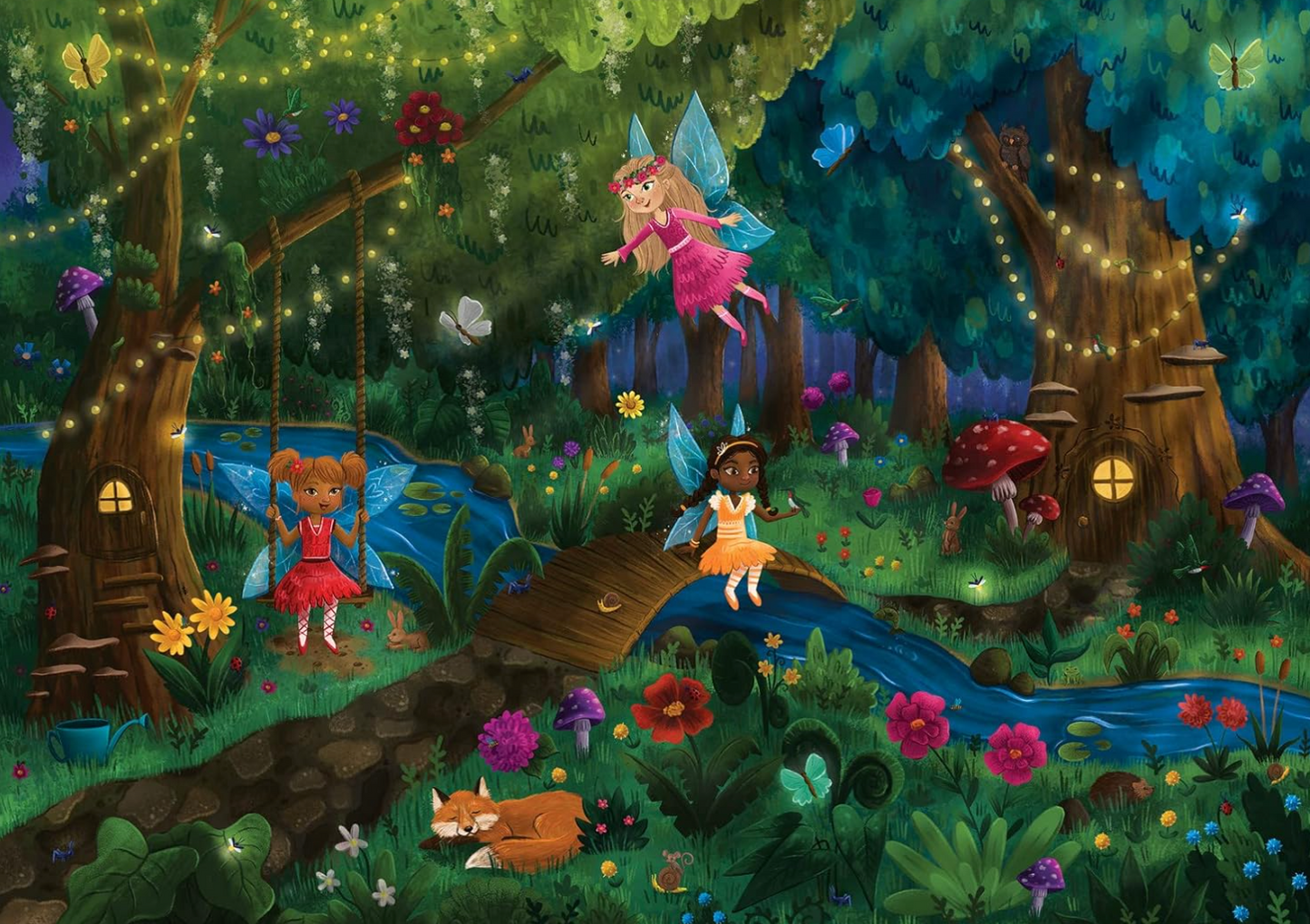 Seek and Find Glow Puzzle - Twilight Fairies