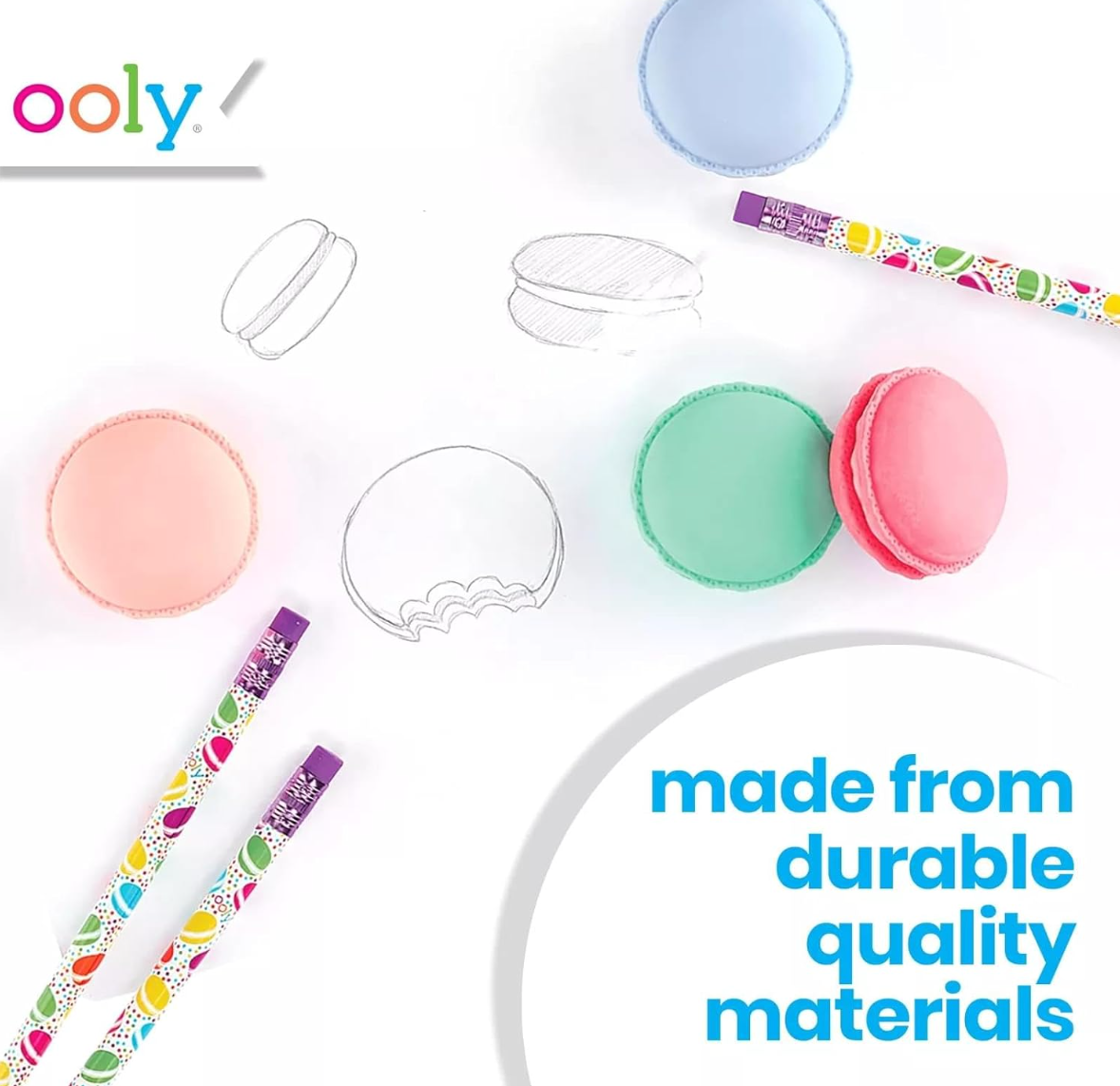 Le Macaron Pâtisserie Scented Erasers