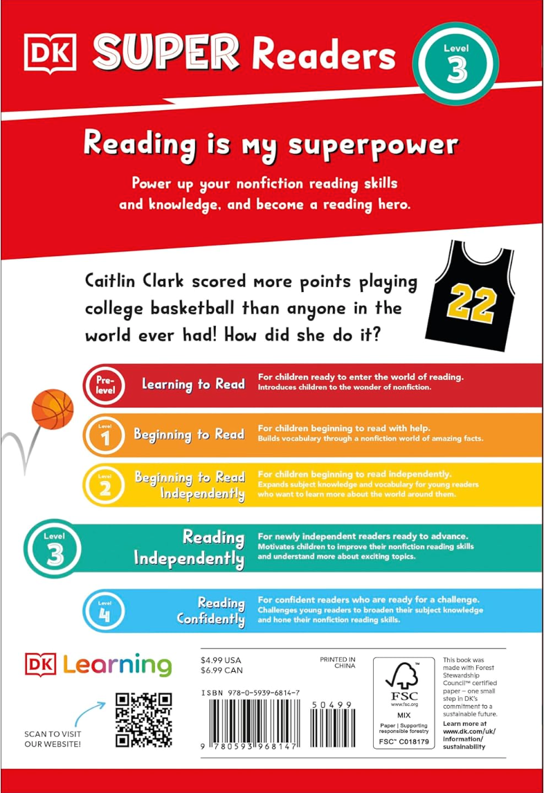DK Super Readers Level 3: Caitlin Clark