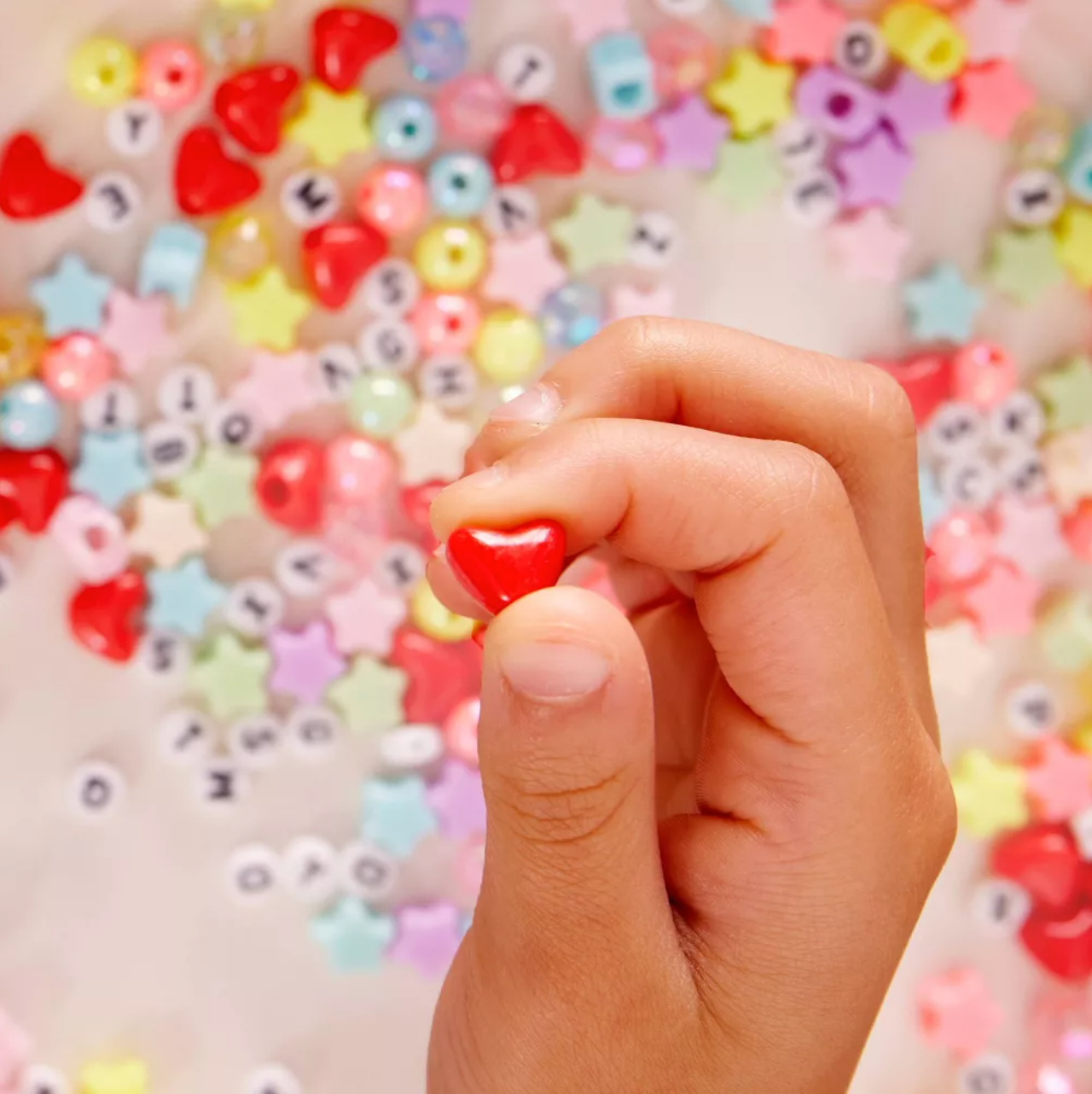 Bead Jewelry Jar - Rainbow