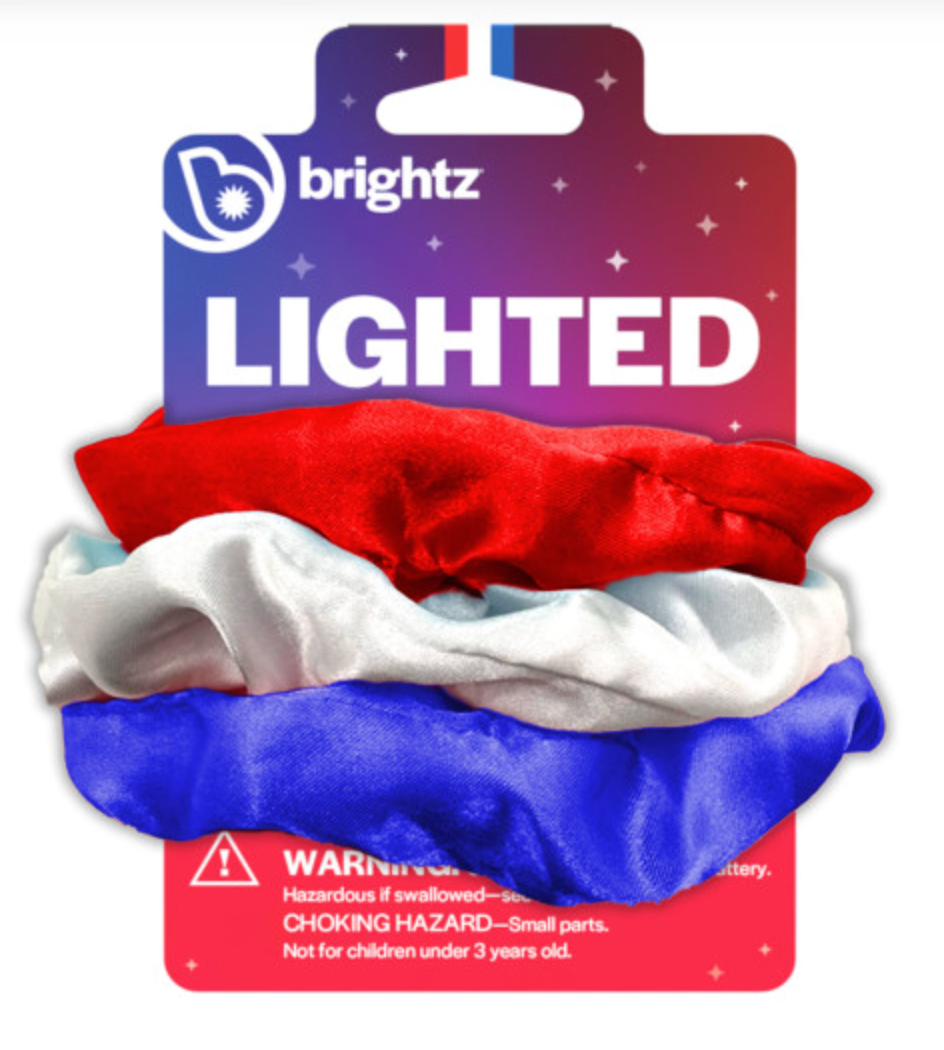 Lighted Scrunchies - Patriotic