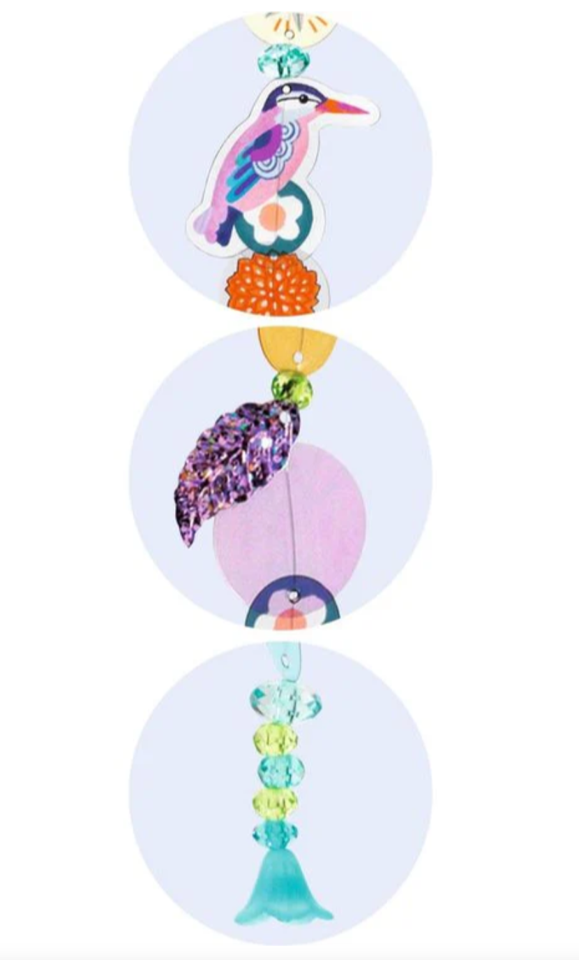 DIY Paradise Bird Suncatcher