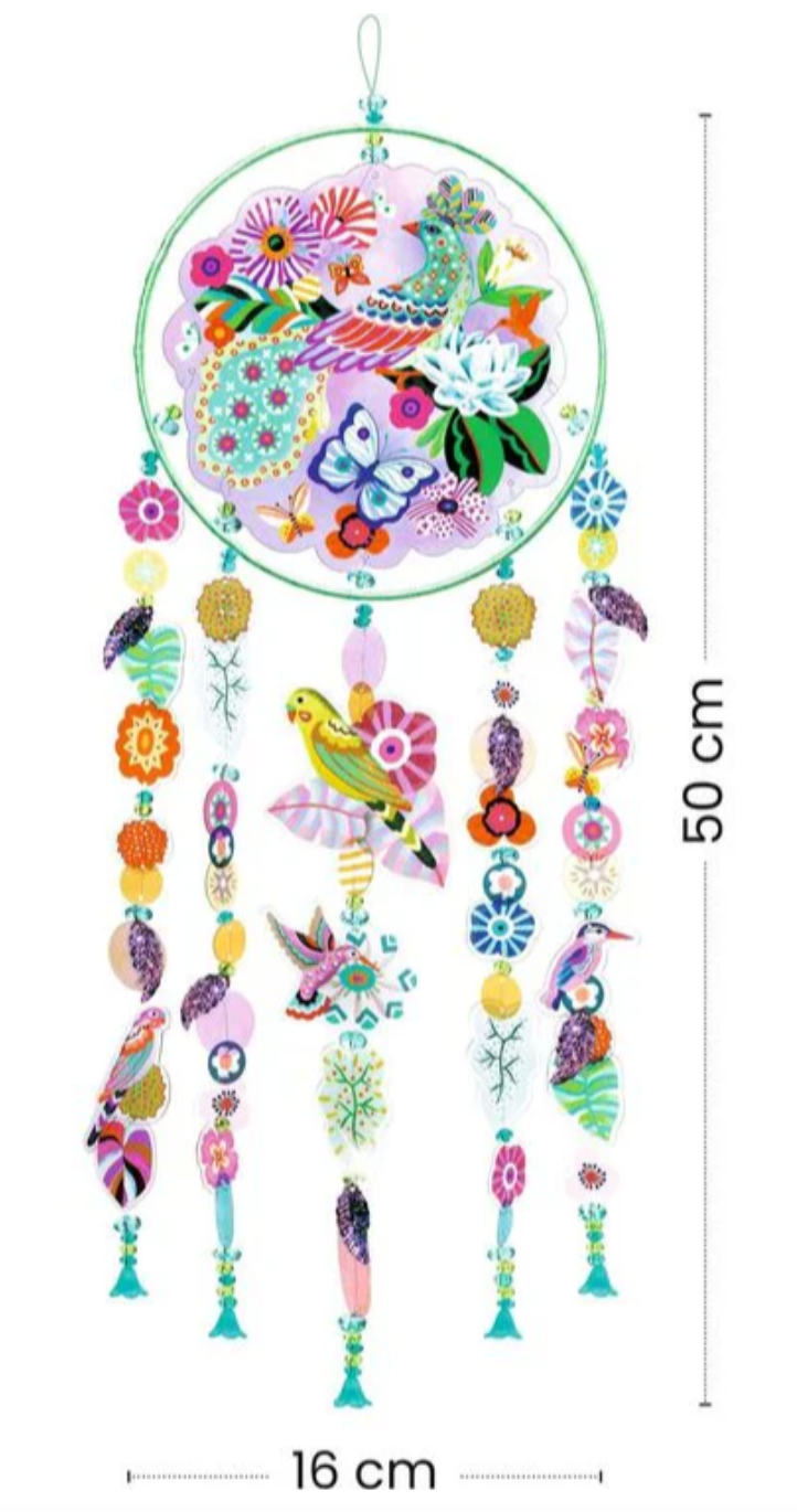 DIY Paradise Bird Suncatcher