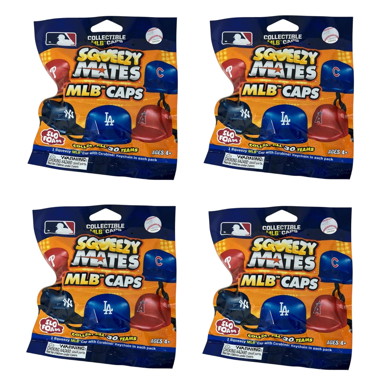 MLB Squeezy Caps Blind Pack