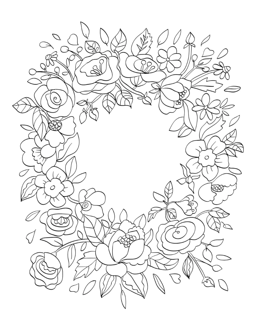 Mom's Coloring Book for Stress Relief