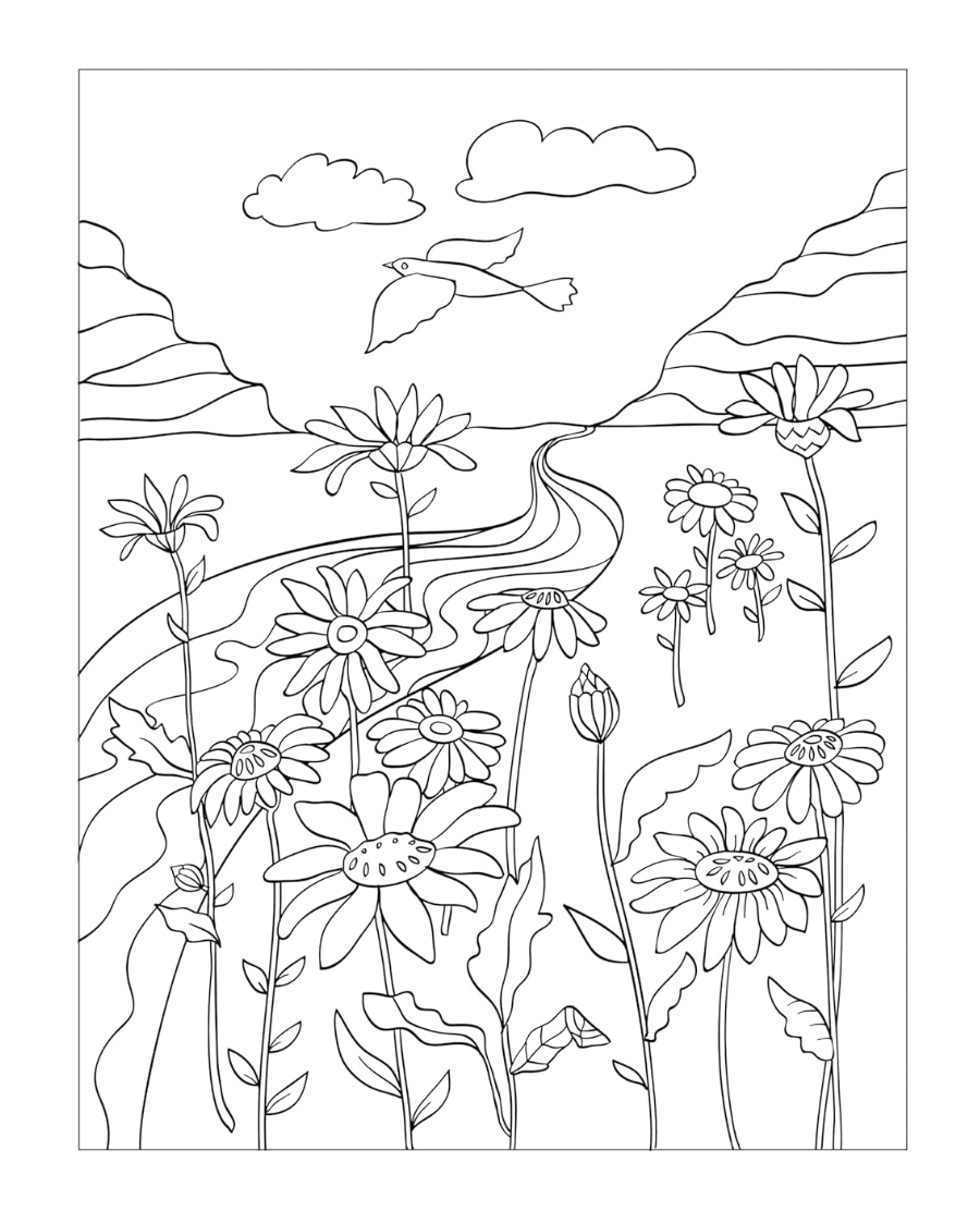 Mom's Coloring Book for Stress Relief