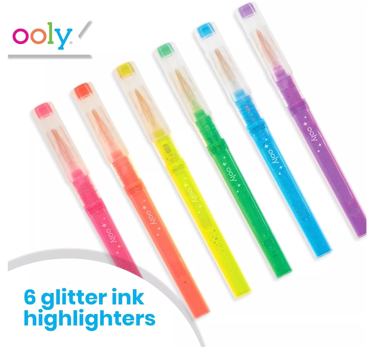 Oh My Glitter Liquid Glitter Ink Neon Highlighters