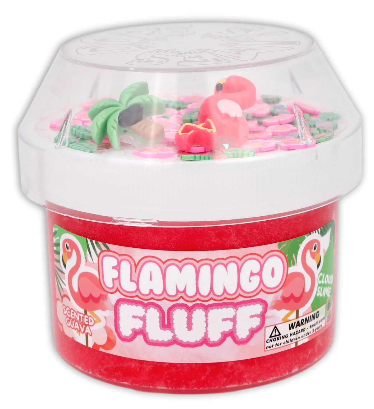Flamingo Fluff Slime