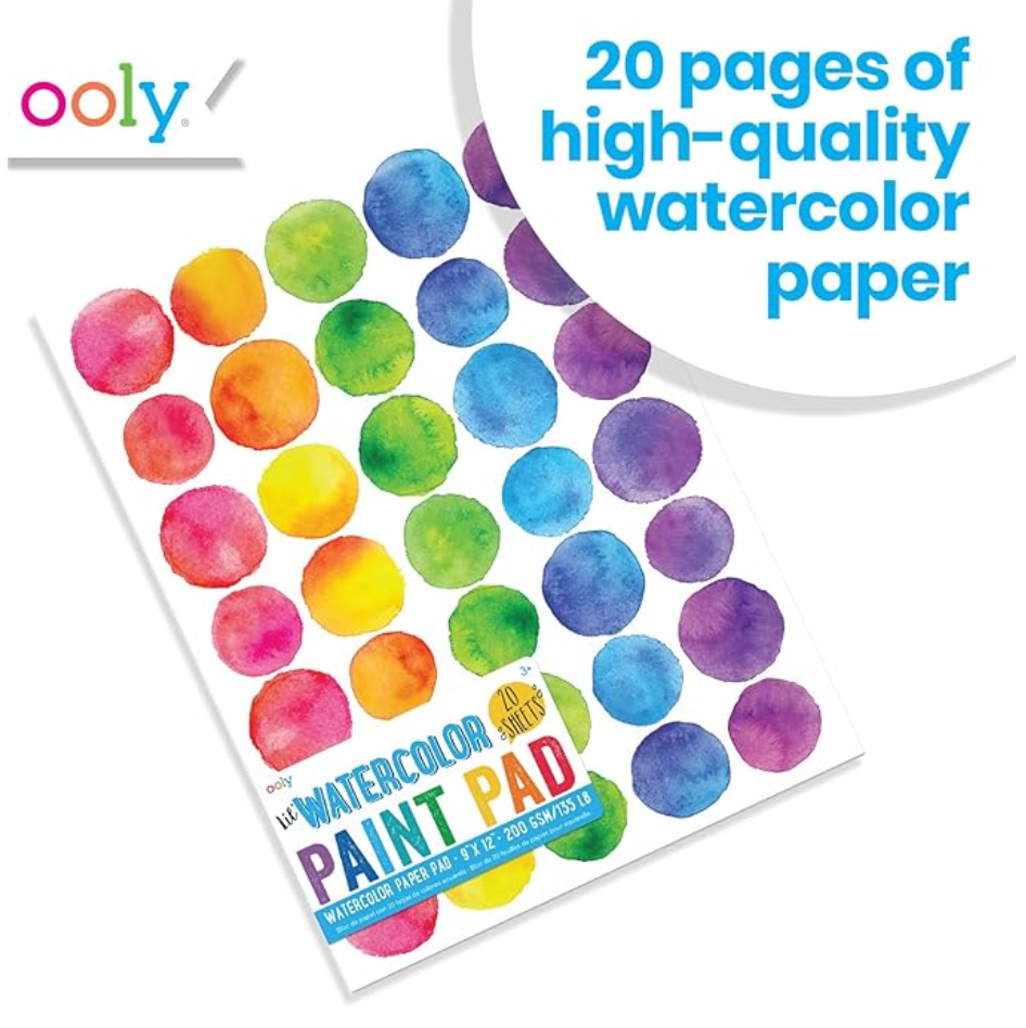 Lil Watercolor Paint Pad 9x12