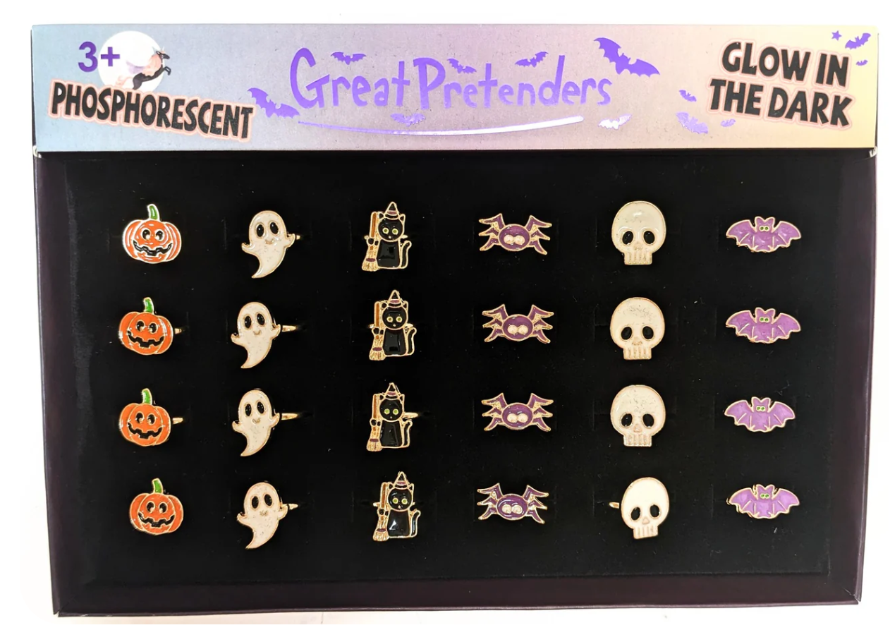 Spooky Wooky Halloween Ring Assortment