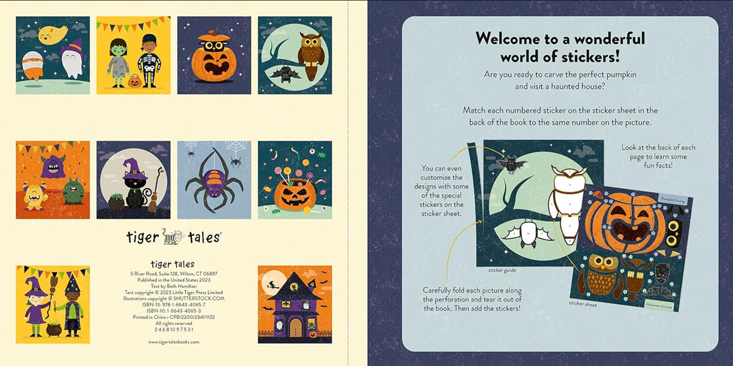 Color with Stickers - Halloween