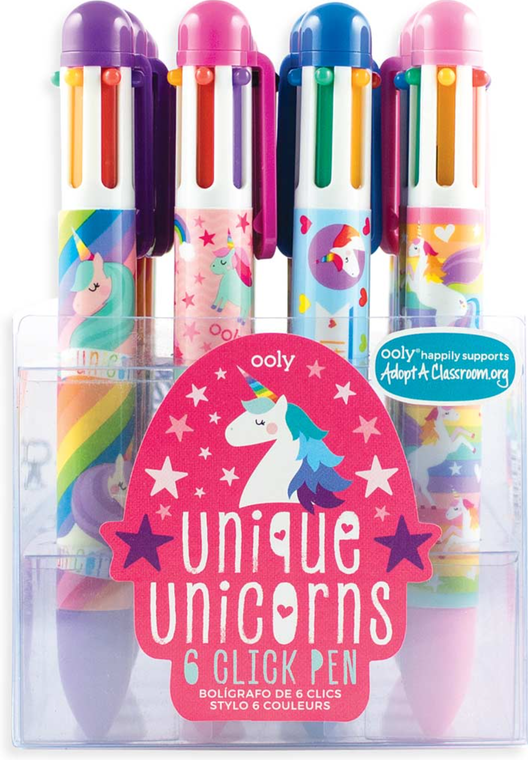 Unique Unicorns 6 Click Pen