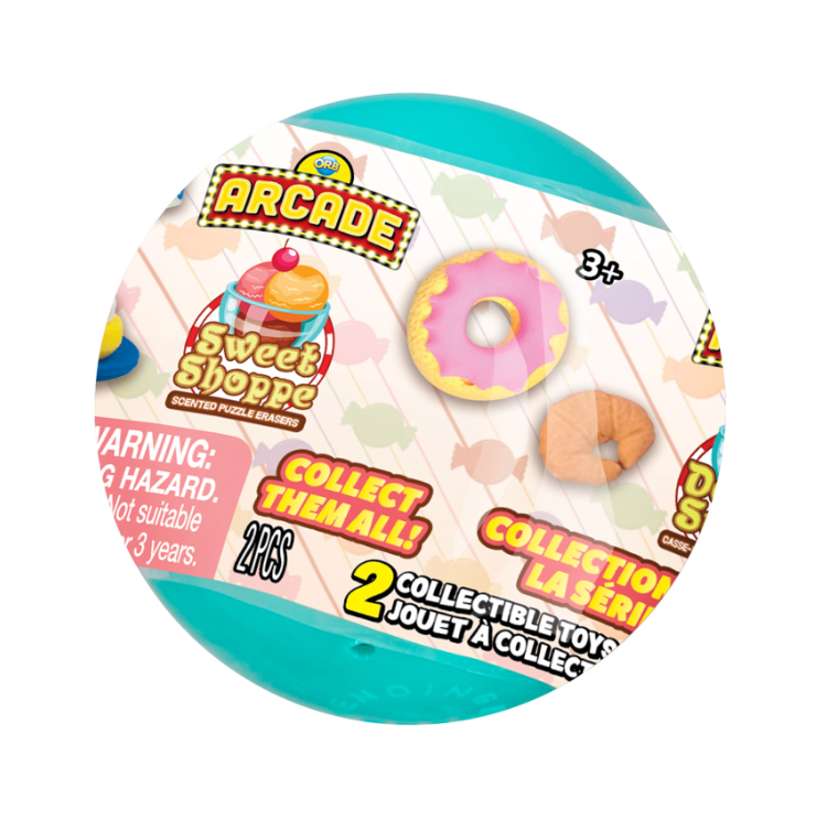 ORB Arcade Sweet Shoppe Erasers